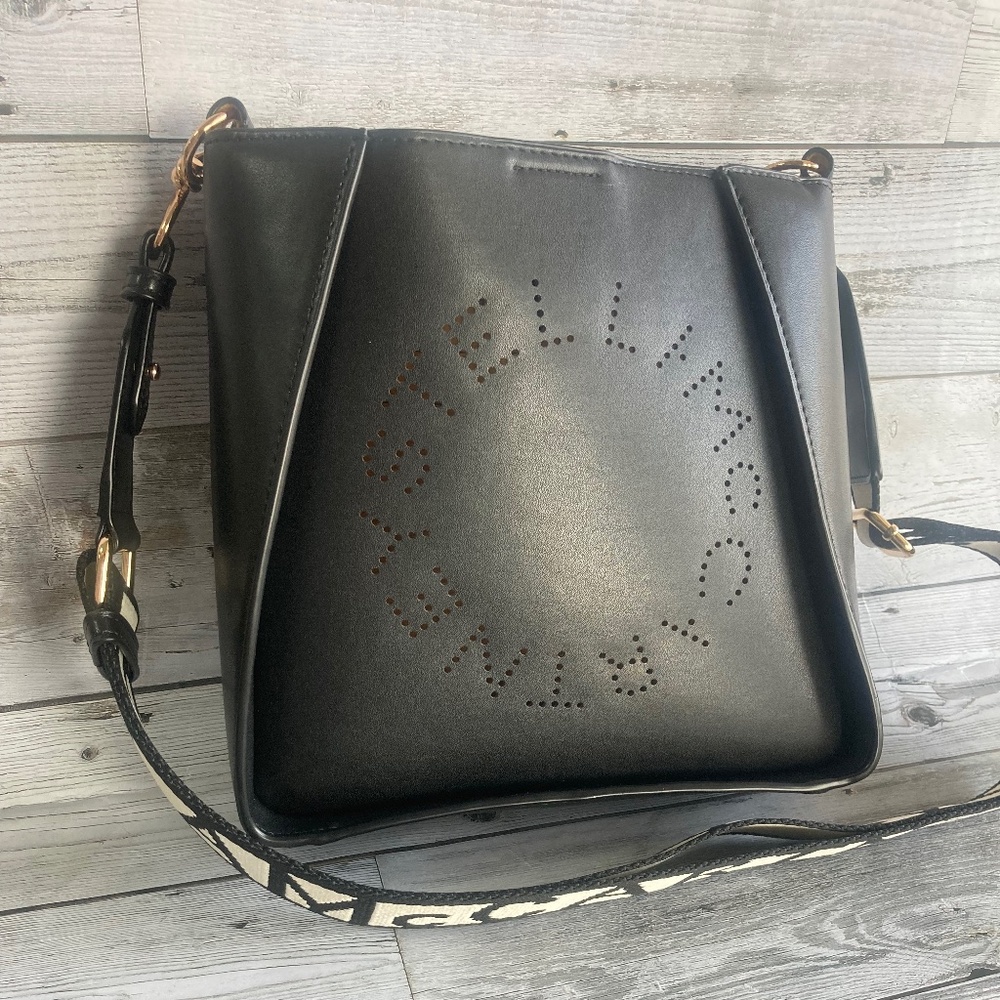NWT Stella McCartney Logo CrossbodyBag Black